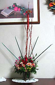 クリスマスのアレンジ